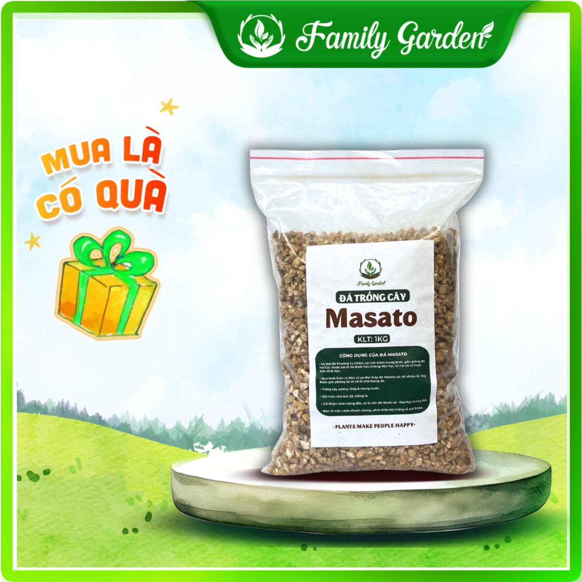 Túi 1kg đá masato chuyên dụng - Độc quyền Family Garden