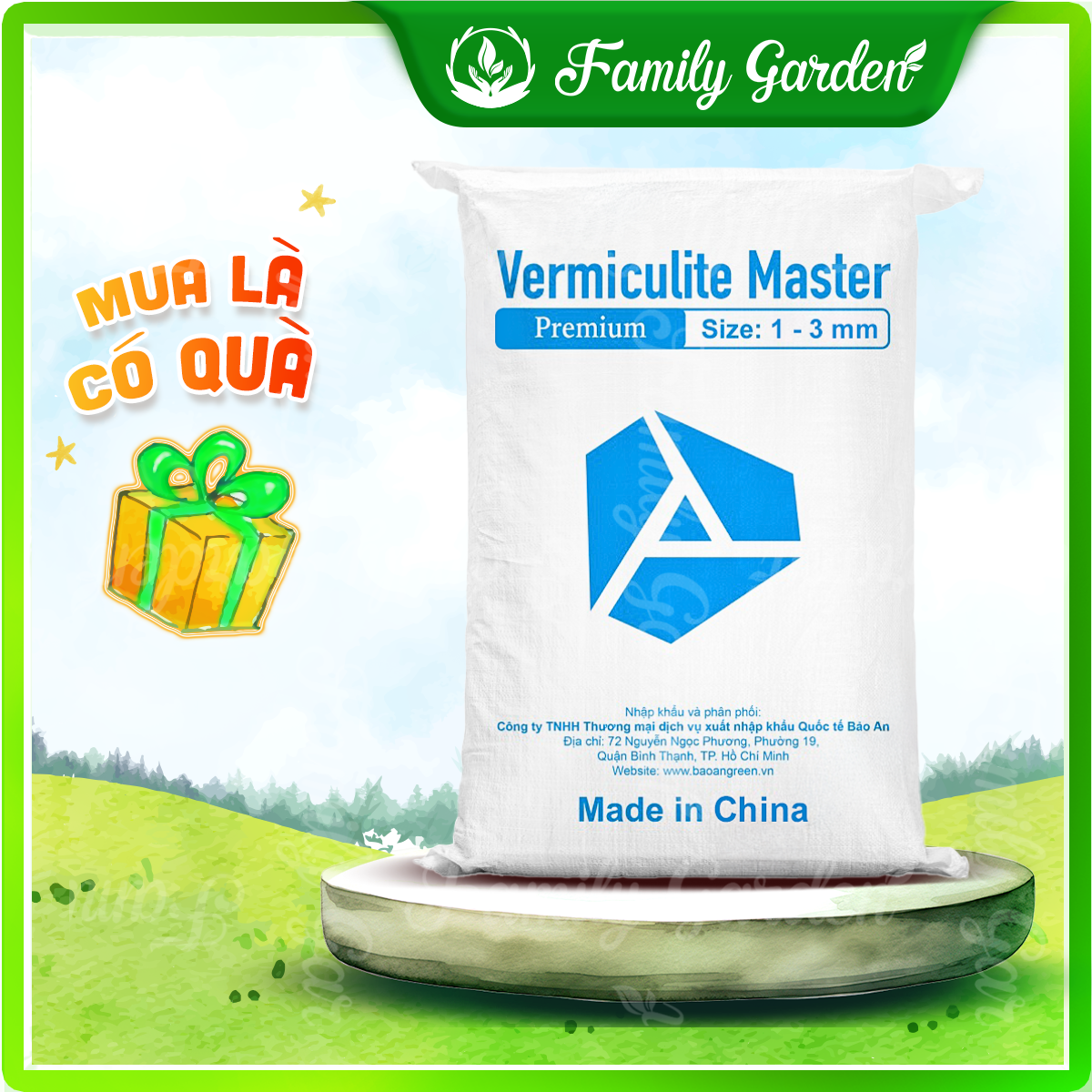 Bao 15Kg đá vermiculite - Độc quyền Family Garden