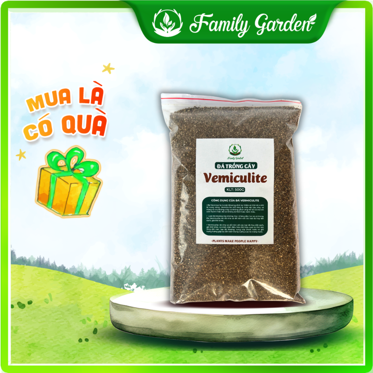 Túi 500gr đá vermiculite - Độc quyền Family Garden