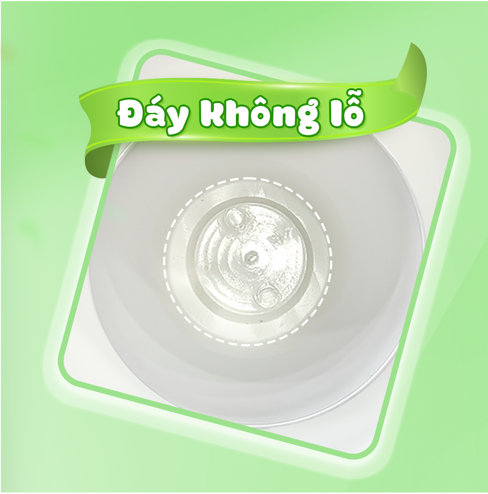 Đáy không có lỗ: Được thiết kế đặc biệt để nuôi cấy cây thủy canh hoặc thủy sinh (nuôi trong nước, như cây thủy sinh trang trí).