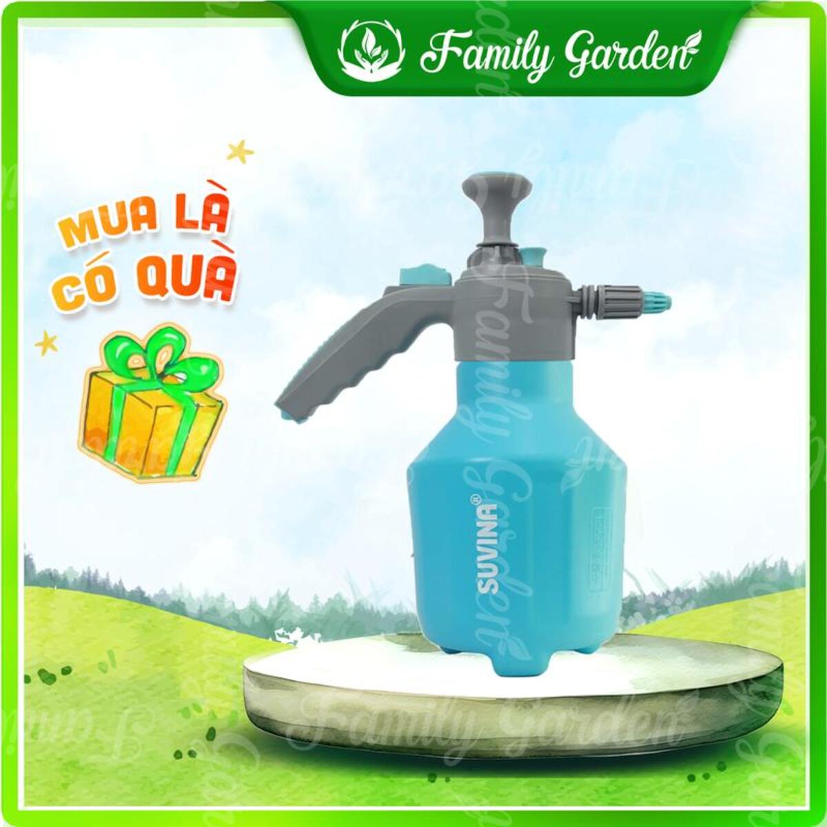 Bình xịt tưới cây SUVINA 1.5L - Độc quyền Family Garden