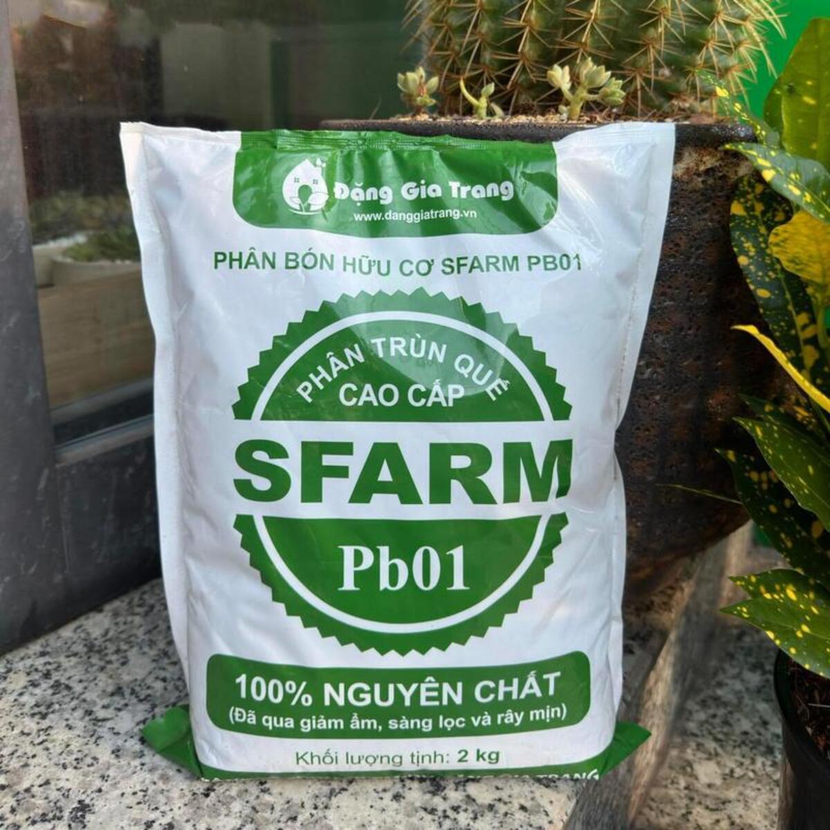 Túi 2kg phân trùn quế phòng ngừa bệnh hại cây