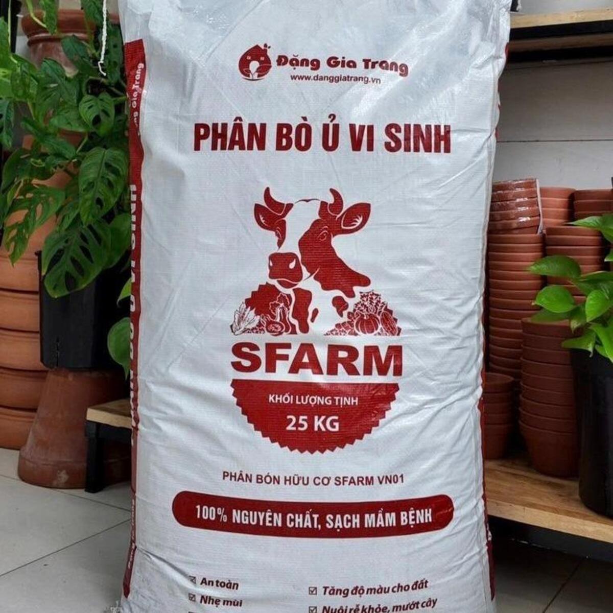 Phân bỏ ủ vi sinh SFARM là nguồn phân bón hữu cơ giàu chất dinh dưỡng