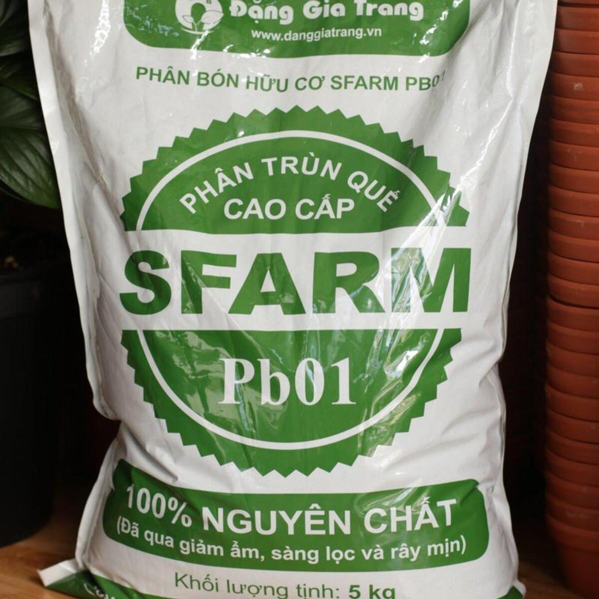 Túi 5kg phân trùn quế tăng cường sức đề kháng