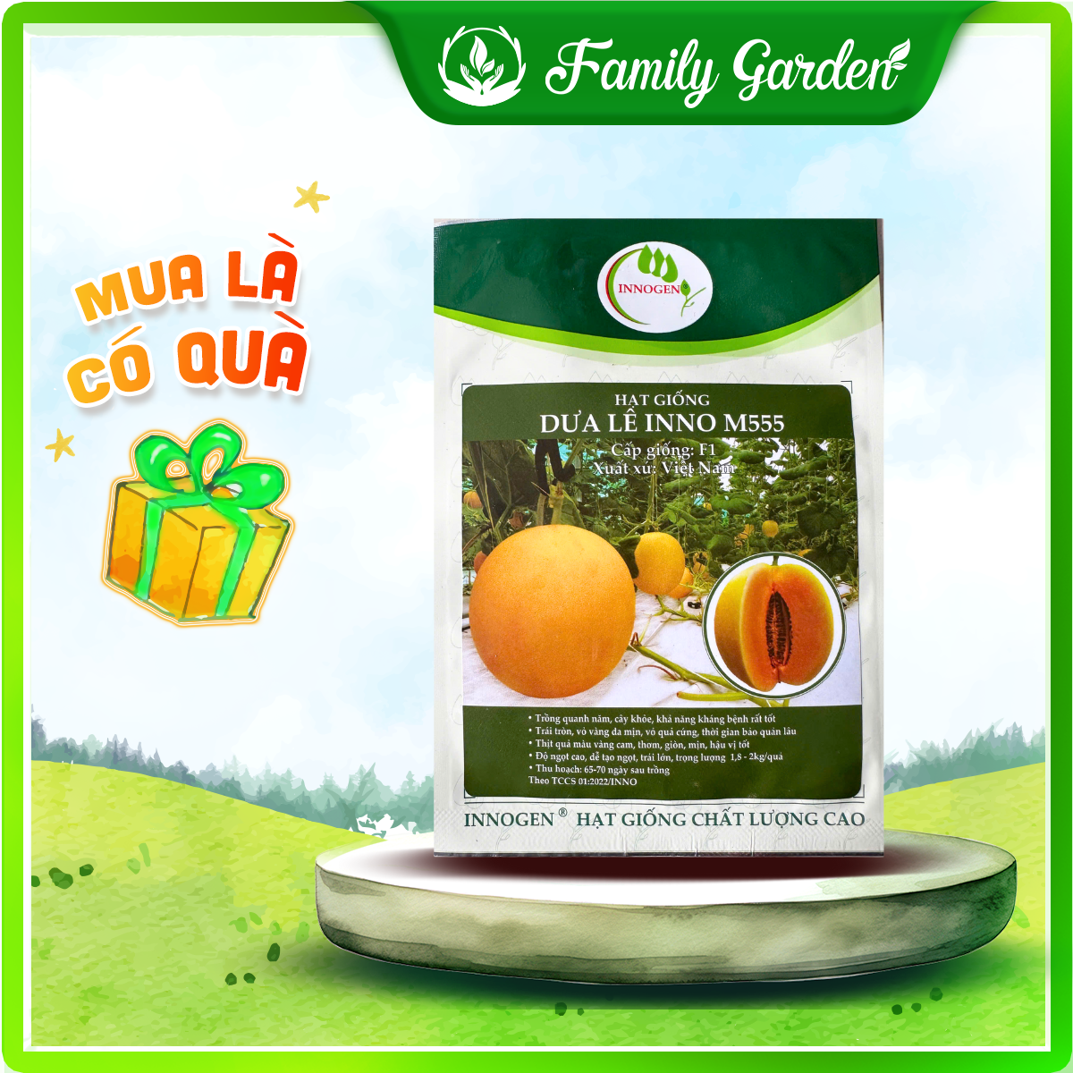 Hạt giống dưa lê - Độc quyền Family Garden