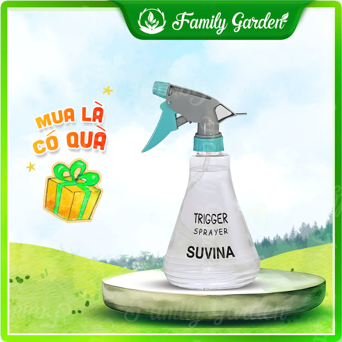 Bình xịt tưới cây Suvina có 2 màu nổi bật, dễ sử dụng